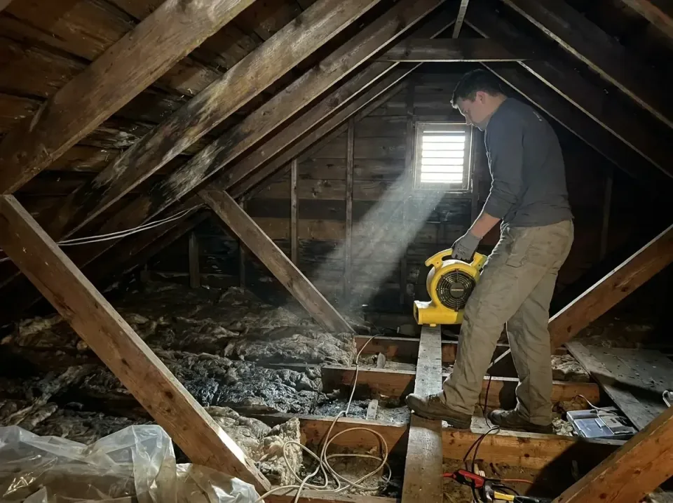 attic-water-damage-drying-proc-007 — frequently asked questions, Emergency Water Extraction & 24/7 Flood Response in Chain L…